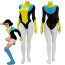 Female Invincible Original Suit Costume - Yellow Black and Blue Swimsuit Invincible Cosplay