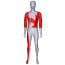 Alpha Flight Guardian James MacDonald Hudson Costume - White Red Comic Bodysuit Guardian Cosplay