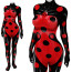 Miraculous World Shadybug Costume - Bodysuit Shadybug Cosoplay