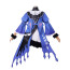 Wuthering Waves Roccia Deluxe Costume - Blue White Dress Full Set Roccia Cosplay