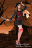 Halloween Masquerade Ball Women Pirate Red Lace Dress Costume