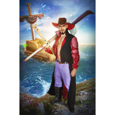 One Piece Dracule 1Mihawk Costume - Dracule Mihawk Cosplay
