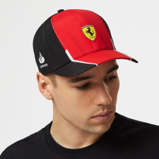Ferrari Carlos Sainz Jr 55 Cap Hat - Red Hat Ferrari Carlos Sainz Jr 55 Costume Cosplay Prop
