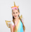 Girls Rainbow Unicorn Costume