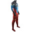 Young Justice Superboy Costume - Black Blue Bodysuit Superboy Cosplay
