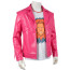 Minecraft Movie Garrett Garrison Costume - Pink Jacket Shirt Gloves Sunglasses Set Garrett Garrison Mamoa Cosplay