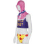 One Piece Senor Pink Costume - Hat Top Shorts Set Senor Pink Cosplay