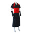 Naruto Shippuden Temari Costume - Black Red Kimono Temari Cosplay