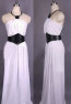 Daenerys Targaryen Khalessi White Dress With Black Belt Costume Game of Thrones