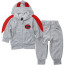 Baby Grey Batman Costume InCharacter - Onesie Jumpsuit Grey Batman Cosplay