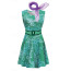 Girls Inside Out Disgust Costume - Green Dress Disgust Cosplay