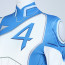 Marvel Rivals Invisible Woman Susan Storm Costume - White Blue Bodysuit Invisible Woman Cosplay