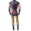 X-Men Sabretooth Costume - Brown Yellow Bodysuit Sabretooth Cosplay