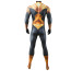 DC Comics Wave Rider Costume - Black Gold Bodysuit Wave Rider Cosplay