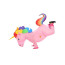 Pink Rainbow Unicorn Inflatable Costume - Pink Rainbow Unicorn