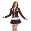 Danganronpa Kotoko Utsugi Costume - Brown Jacket Skirt Shirt Set Kotoko Utsugi