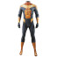 DC Comics Wave Rider Costume - Black Gold Bodysuit Wave Rider Cosplay