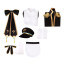 Vtuber Mea Kagura Costume - White Dress Coat Full Set Mea Kagura Cosplay