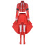 One Piece Belo Betty Costume - Red Shirt Skirt Hat Set Belo Betty Cosplay