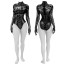 Spider-Man 2 Venom Bikini Swimsuit Costume - Black Swimsuit Venom Cosplay