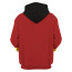 Star Trek The Original Series Starfleet Red Uniform Costume - Hoodie Sweatpants Starfleet Red Uniform Cosplay