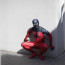 Marvel's Spider-Man Scarlet Spider II Suit Costume - Bodysuit Mask Set Scarlet Spider II Suit Cosplay