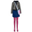 Scott Pilgrim Takes Off Ramona Flowers Costume - Jacket Skirt Ramona Flowers Cosplay