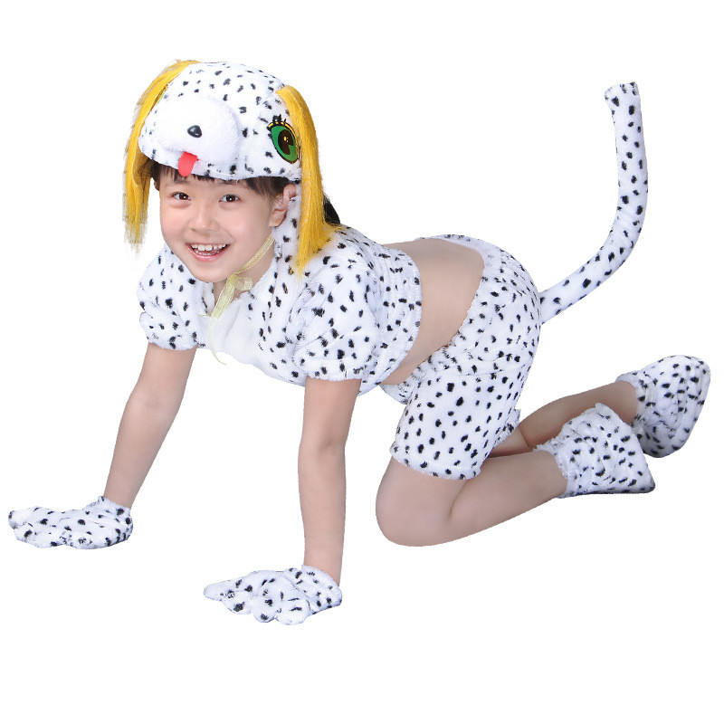 Dalmatians Animals Kids Cosplay Costume