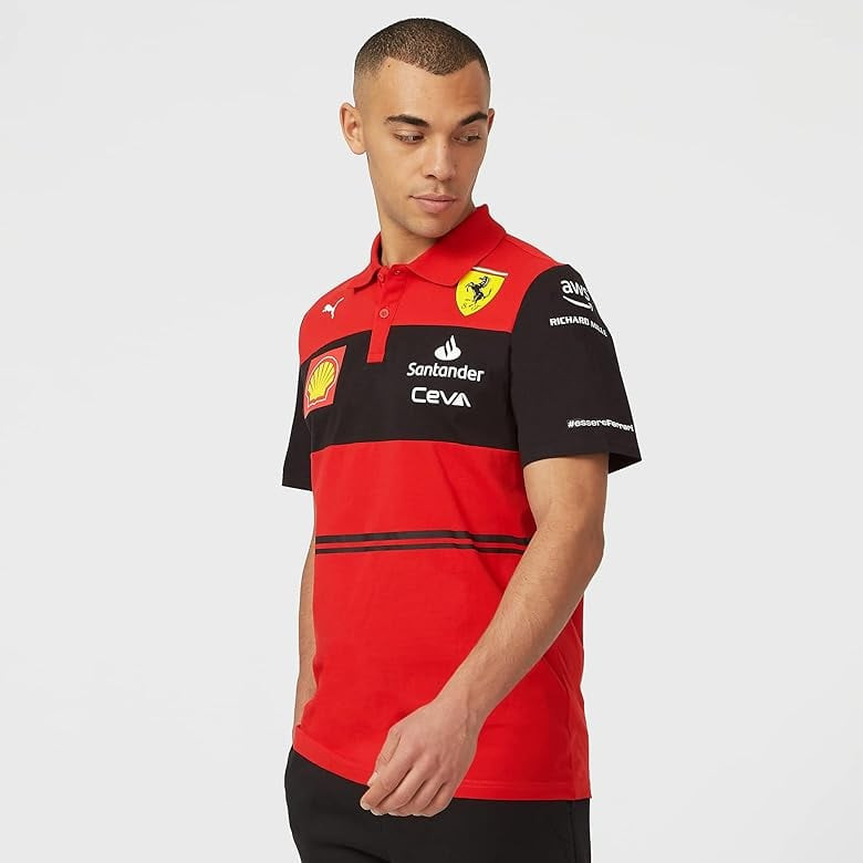 Formula 1 Ferrari Costume - Kids Shirt and Shorts Set Formula 1 Ferrari Cosplay