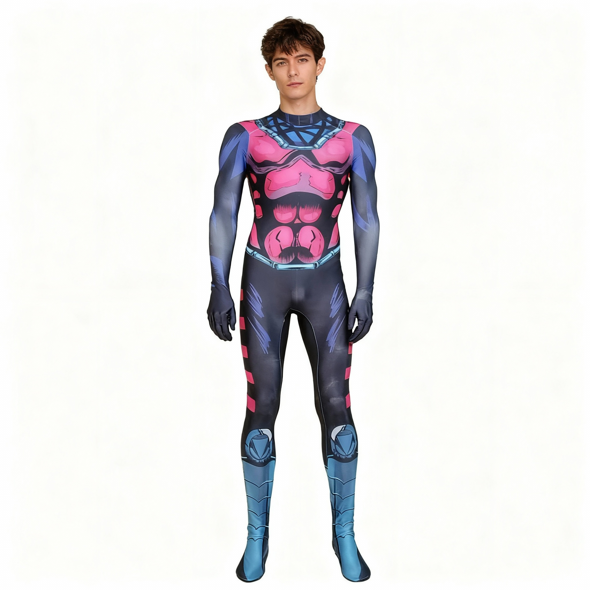 X-Men Gambit Costume - Comic Style Bodysuit Gambit Cosplay