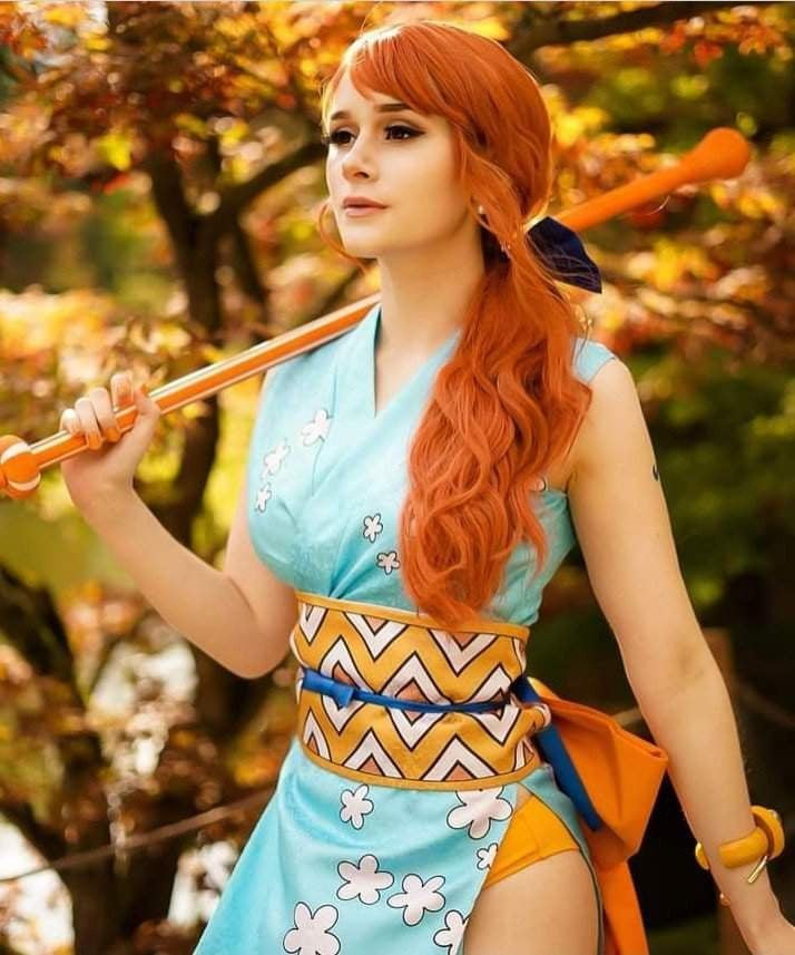 One Piece Nami Wig - Reunion After Two Years Nami Cosplay Costume Wig Prop