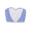 Barbie Movie 2023 Margot Robbie Costume - Blue And White Heart Dress Barbie Margot Robbie Cosplay