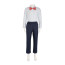 Inside Out 2 Fear Costume - Shirt Red Bowtie Fear Cosplay