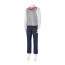 Inside Out 2 Fear Costume - Shirt Red Bowtie Fear Cosplay