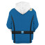 Star Trek II The Wrath Of Khan Starfleet Blue Uniform Costume - Hoodie Sweatpants Starfleet Blue Uniform Cosplay