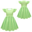 Girls Sprunki Green Vineria Costume - Dress Mask Set Green Sprunki Cosplay