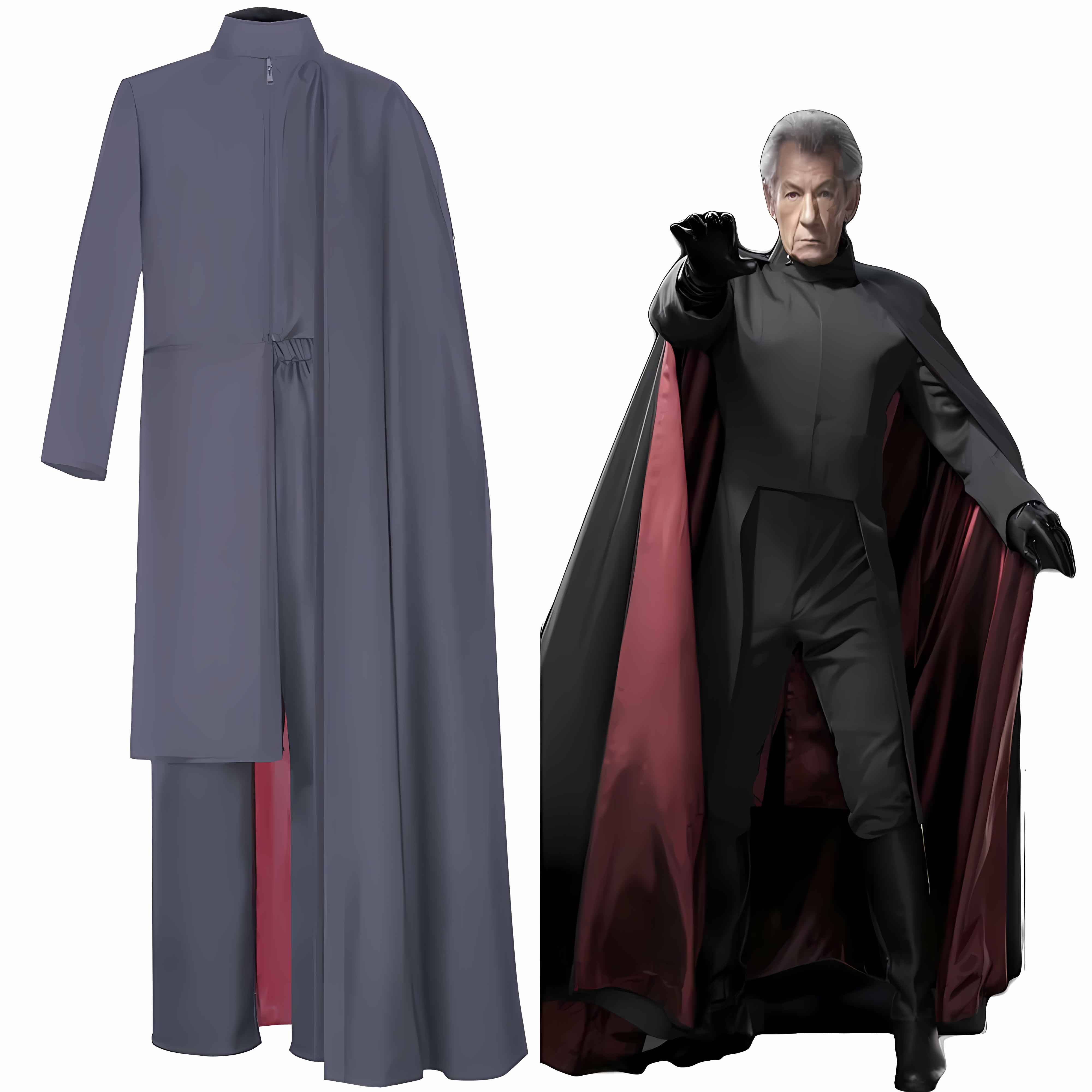 X-Men Movie 2000 Magneto Costume - Magneto Cosplay