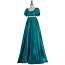 Bridgerton Medieval Regency Costume - Dark Blue Dress Medieval Regency Cosplay