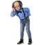 Boys Grandfather Old Man Grandpa Costume - Full Set with Cane and Wig Grandfather Cosplay