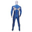 Power Rangers Blue Ranger Sentai Costume - Blue White Bodysuit Blue Power Ranger Cosplay