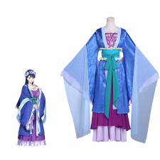 Apothecary Diaries Lihua Costume - Blue Purple Kimono Dress Lihua Cosplay