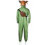 Boys and Men Little Nightmares 3 Alone Costume - Green Jumpsuit Hat Set Alone Cosplay