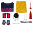 KPop Demon Hunters Mira Costume - Navy Shirt Yellow Skirt Accessories Full Set Kpop Mira Cosplay