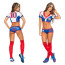 Sexy Football Club Girl France World Cup Cosplay Costume