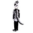 Kids Fossil Skeleton T-Rex Dinosaur Costume - Bodysuit Mask Skeleton T-Rex Costume