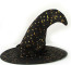 Halloween Prop Masquerade Ball Witch Rhinestone Buckle Hat Costume