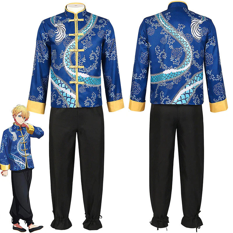 Oshi No Ko Aqua Hoshino Costume - Tang Suit Aqua Hoshino Cosplay
