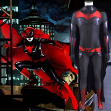 The New 52 Batgirl Costume - Bodysuit Cape Set Batgirl Cosplay