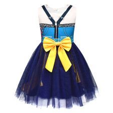 Girls K-Pop Demon Hunters Zoey Costume - Blue Tutu Dress Zoey Cosplay