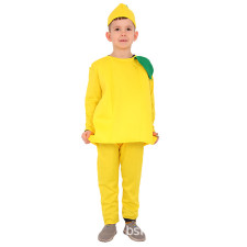 Kids Lemon Costume - Pants Shirt Set Lemon Cosplay